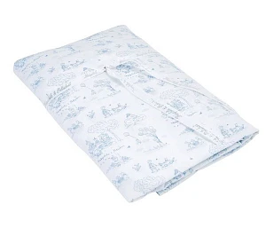 Hoeslaken bed gedrukt 